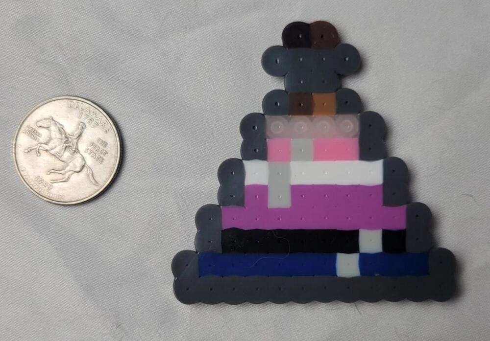 Genderfluid LGBT Potion Perler Pixel Art